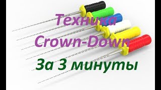 ЭндодонтияТехника CrownDown за 3 минуты [upl. by Cenac957]