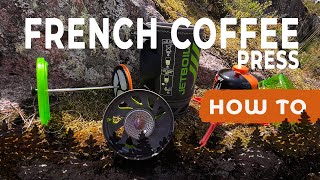 How To Use a JetBoil French Coffee Press [upl. by Sinclare]