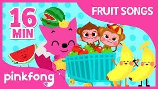 Pinkfong Fruit ABC and more  Fruit Songs  Compilation  Pinkfong Songs for Children [upl. by Luoar]