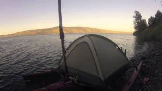 Klamath Lake Oregon Kayaking Sailing Camping [upl. by Bathelda944]