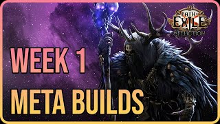 The BEST Builds of Week 1 in Path of Exile Affliction League [upl. by Assilev]