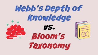 Blooms Taxonomy vs Webbs Depth of Knowledge [upl. by Verine]