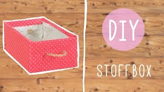 DIY mit Nina Moghaddam praktische Stoffbox [upl. by Nytsuj874]