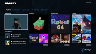 Roblox Xbox Menu 2018 Restored [upl. by Anees]