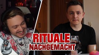 Dieses VIDEO war LEGENDÄR  CreepyPastaPunch reagiert auf Die gruseligsten RITUALE NACHGEMACHT [upl. by Nalepka]