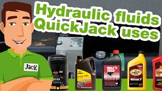 Ask Jack Anything What Hydraulic Fluids Should QuickJack Use [upl. by Ardith]