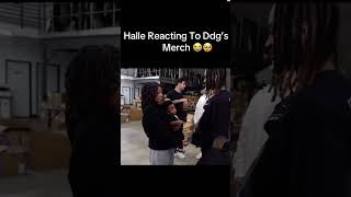 Ddg and Halle Bailey Are Back Together so cute🥹🤍ddg youtubeshorts ddgandhallebailey shorts [upl. by Aenaj530]