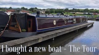 Ive bought a new NARROWBOAT  The Tour [upl. by Alyak62]