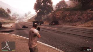 Gta V mision masacre de militares de Trevor [upl. by Cirdek84]