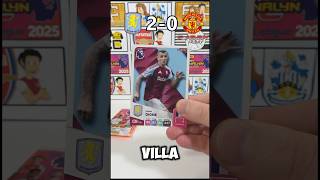 ASTON VILLA VS MAN UNITED Pack Opening  ADRENALYN XL 20242025 Premier League Match Prediction [upl. by Jerman783]