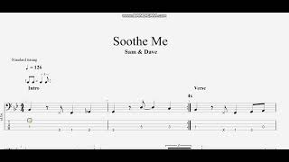 Sam amp Dave  Soothe Me bass tab [upl. by Kubiak]