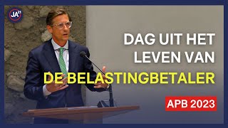 Dag uit het leven van de belastingbetaler  Bijdrage Joost Eerdmans APB [upl. by Laughry427]