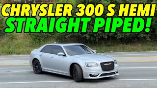 2023 Chrysler 300 S 57L HEMI V8 w STRAIGHT PIPES [upl. by Oniliuqnart848]