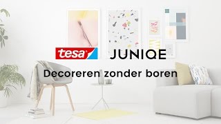 Wanddecoratie ophangen zonder boren 5 ideeën  JUNIQE x tesaⓇ Tutorial Video [upl. by Naesed642]