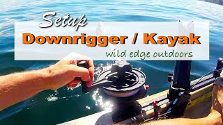 Set Up a Downrigger on a Kayak  Kayak Downrigger Basics [upl. by Anirazc514]