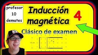 Inducción electromagnética Ejercicios resueltos clásico 4 Experiencia de Henry  2 bachillerato [upl. by Arlie]