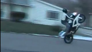 Richards GSXR 600 Wheelie Crash [upl. by Gable]