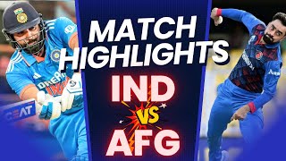 India vs Afghanistan Highlights  World Cup 2023  IND vs AFG HIGHLIGHTS [upl. by Xymenes]