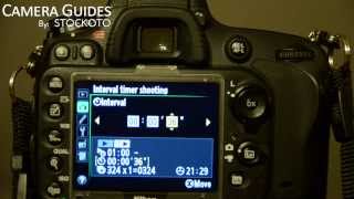 How to set Interval Timer mode on a Nikon D600 [upl. by Jock731]