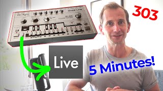 How to Make a TB 303 Acid Line in Ableton Live STOCK plugin amp FREE Patch  Under 5 minutes [upl. by Khalid715]