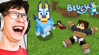 I Fooled My Friend as BLUEY in Minecraft [upl. by Tarrance129]