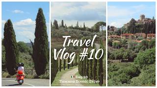 【Italy Travel Vlog】🇮🇹 2 Weeks in Italy Day 10  Florence to Rome 🚗 Tuscany Scenic Drive  tuscany [upl. by Eidarb]