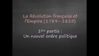 4ème La Révolution française Un nouvel ordre politique [upl. by Daukas]