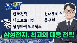 삼성전자 추천 후 수익 적중 최고의 대응 전략은 이렇게 삼성바이오로직스  한국전력  에코프로비엠  현대모비스  풀무원 [upl. by Newcomb]