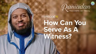 Ep 15 How Can You Serve As A Witness Imam Fuad Mohamed  ISR Season 13 [upl. by Zeculon]