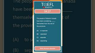 TOEFL Grammar Practice 339  Structure Questions Gerund [upl. by Supmart473]