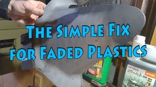 How to Restore Faded PlasticTrim  Easy  Automotive  Amazing Results  Heat Gun [upl. by Ecnerwal696]