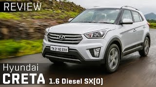 Hyundai Creta  SXO16 Diesel  Review Video  ZigWheels [upl. by Otrebogir644]