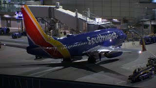 No injuries reported after bullet strikes Southwest Airlines plane at Dallas airport airline says [upl. by Panchito]