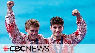 Canadians win bronze in 10m synchronized diving [upl. by Enitram792]