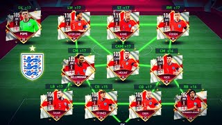 Maxed Out England World Cup Legendary Squad Builder  FIFA Mobile 22 [upl. by Juster]