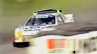 Martin Schanche hunting down Bi turbo Metro 6R4 Arne Rasmushaugen Lydden Hill ERC 1989 [upl. by Martelli897]