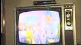 1970s RCA Mural TV CTC53 hybrid tubetype TV [upl. by Rivera]