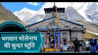 Shiv stotra path ll Baba Kedarnath Aarti ll  by Swami Mrityunjay ji ll Lyrics in description [upl. by Ekusoyr]