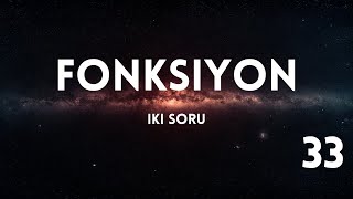 Fonksiyon iki soru tipi AYT Matematik 33 [upl. by Irec907]