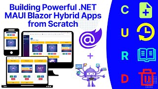 NET MAUI Blazor Hybrid Apps  Real world example [upl. by Ydisac]