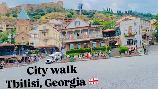 City walk Tbilisi Georgia Tbilisi city tour 4K 🇬🇪 [upl. by Itnuahsa]