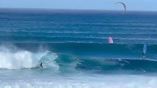 Windsurfing Hookipa Maui its firing 1182024 Kona Conditions World Class Windsurfers Ripping [upl. by Aneerb]