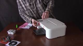 Canon PIXMA TS3122 printer unboxing review amp test [upl. by Eudosia]