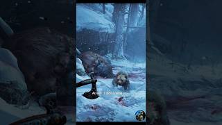 Atreus Accidentally kills Mother Bear godofwarragnarok ytgaming ytshorts gameplay [upl. by Kannan]