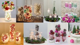 14 Christmas Glass Decoration Ideas  Diy christmas decorations ideas [upl. by Ziegler998]