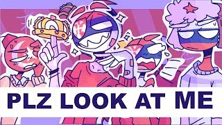 PLZ LOOK AT ME meme countryhumans FLASHY [upl. by Kiona390]