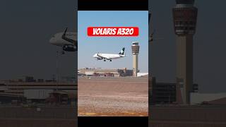 Volaris A320 landing aviation shorts shortvideo [upl. by Nalac]