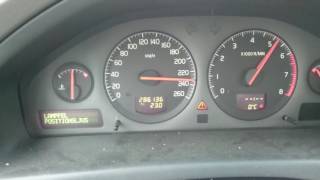 Volvo s80 24 T Acceleration 260 kmh [upl. by Sirois]