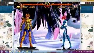 Saint Seiya Ultimate Cosmo  Aioria VS Alberich  Gameplay [upl. by Anahcar666]