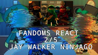 Fandoms reactJAY WALKERNINJAGO25 [upl. by Adnoluy]